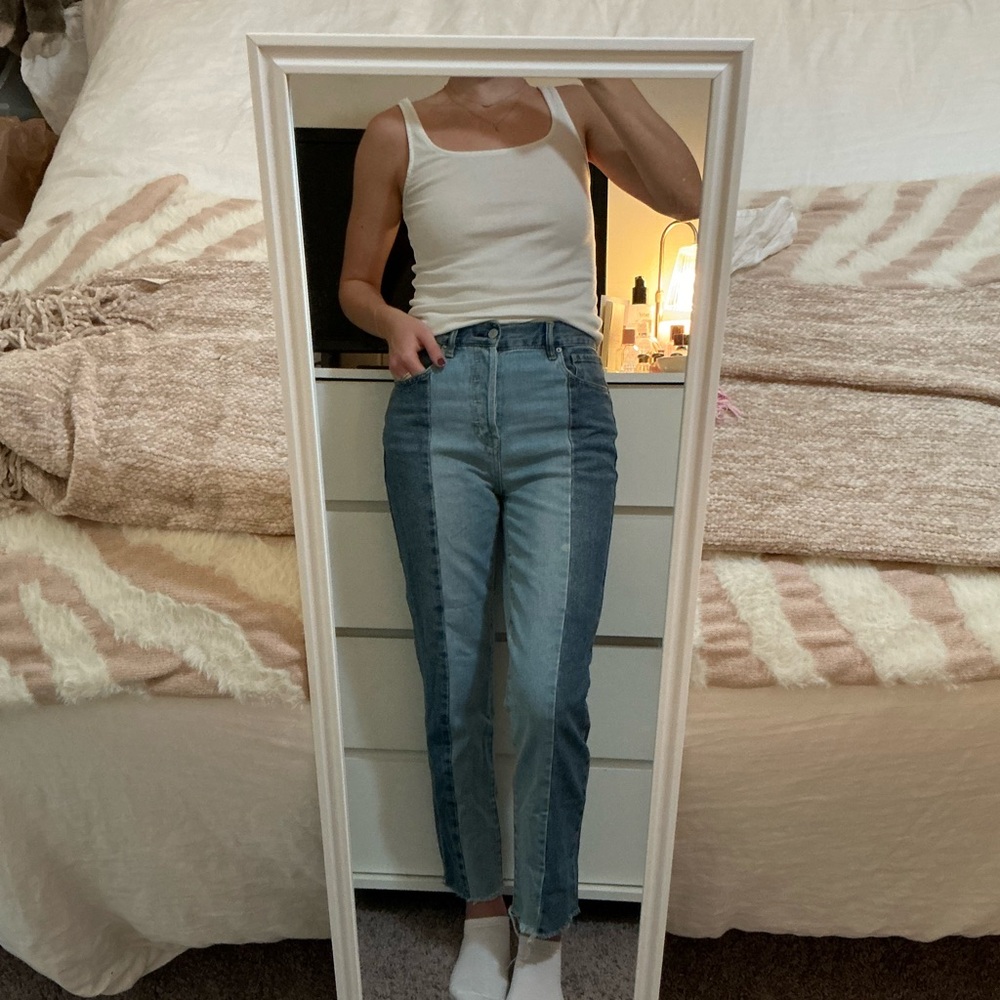 Pacsun High Rise Straight Jeans - Size: 26Long